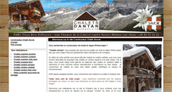 Desktop Screenshot of constructeur-chalet-savoie.com